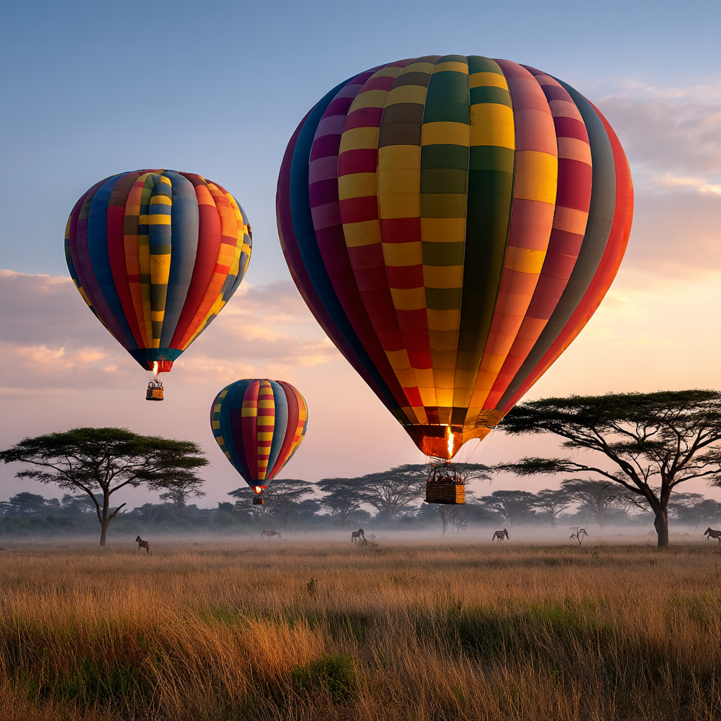 Hot air balloons